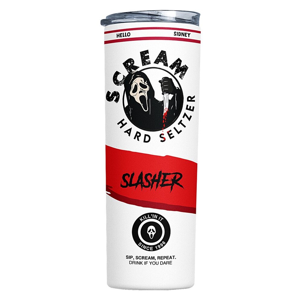 Scream Ghostface 20oz Tumbler – Horror Hard Seltzer Inspired Stainless Steel Cup